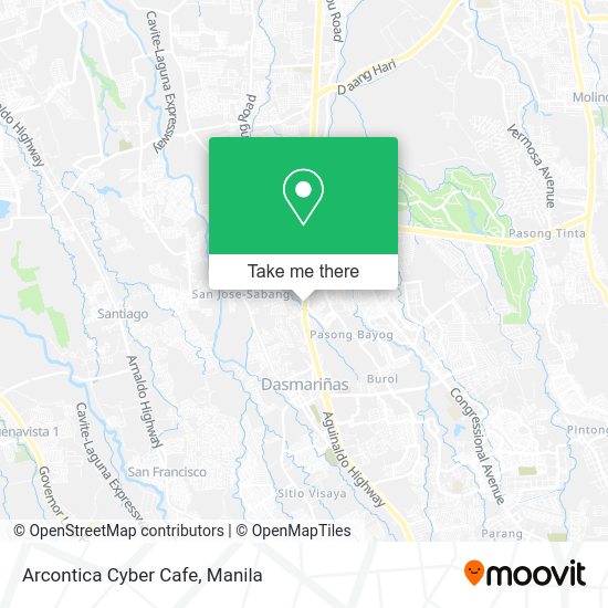 Arcontica Cyber Cafe map