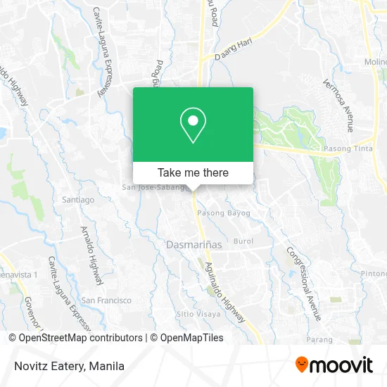 Novitz Eatery map