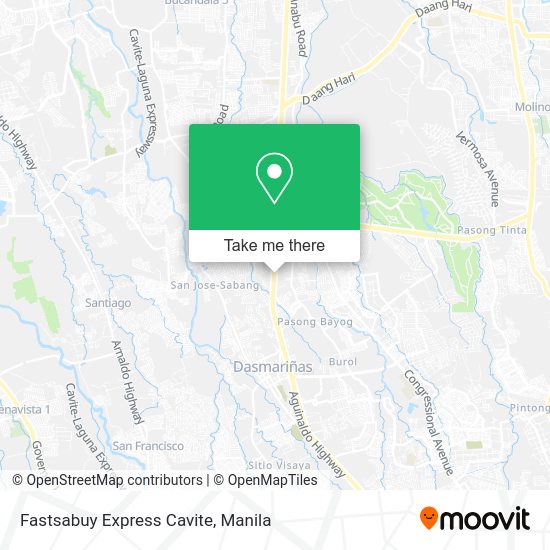 Fastsabuy Express Cavite map