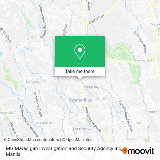 MG Marasigan Investigation and Security Agency Inc map