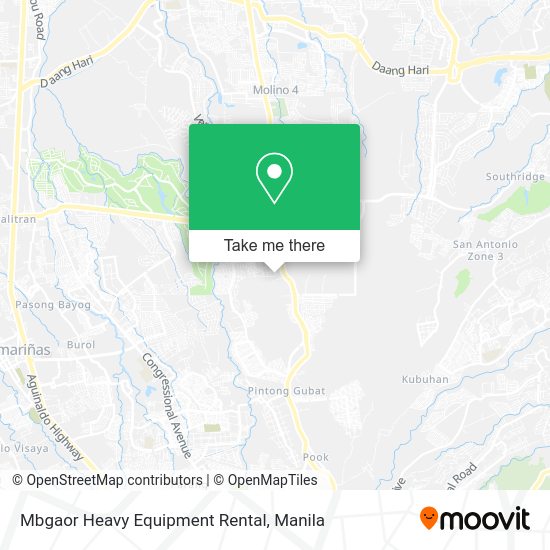 Mbgaor Heavy Equipment Rental map