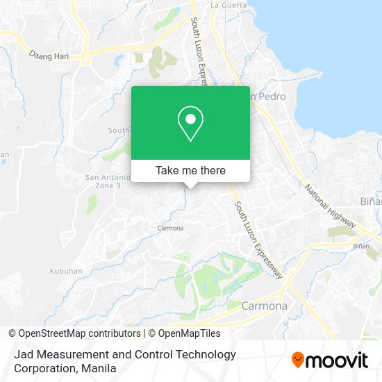 Jad Measurement and Control Technology Corporation map