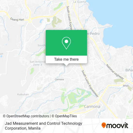 Jad Measurement and Control Technology Corporation map