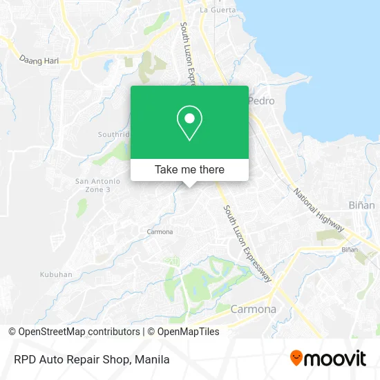 RPD Auto Repair Shop map