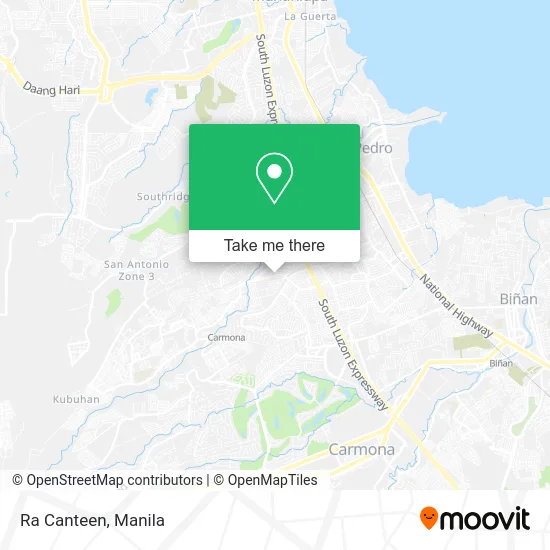 Ra Canteen map