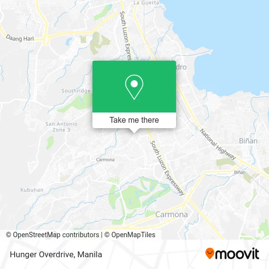 Hunger Overdrive map