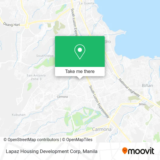 Lapaz Housing Development Corp map