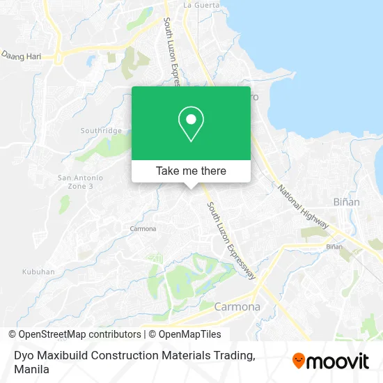 Dyo Maxibuild Construction Materials Trading map