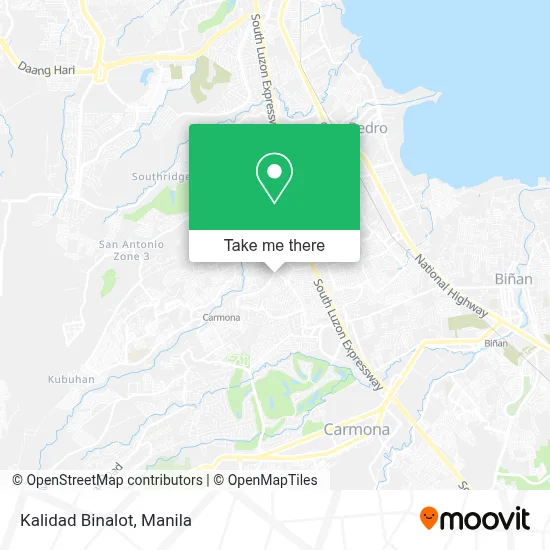 Kalidad Binalot map