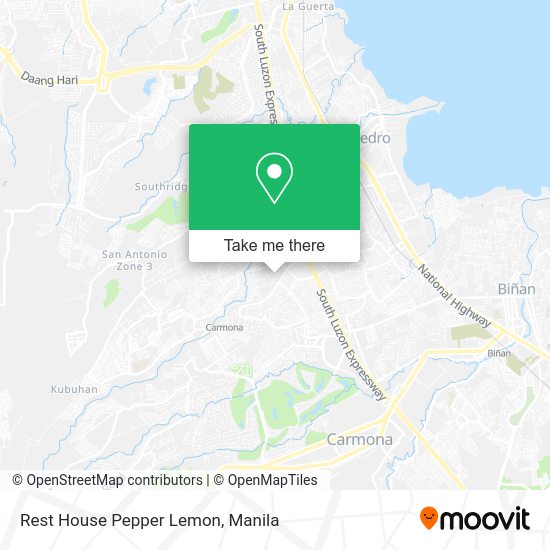 Rest House Pepper Lemon map