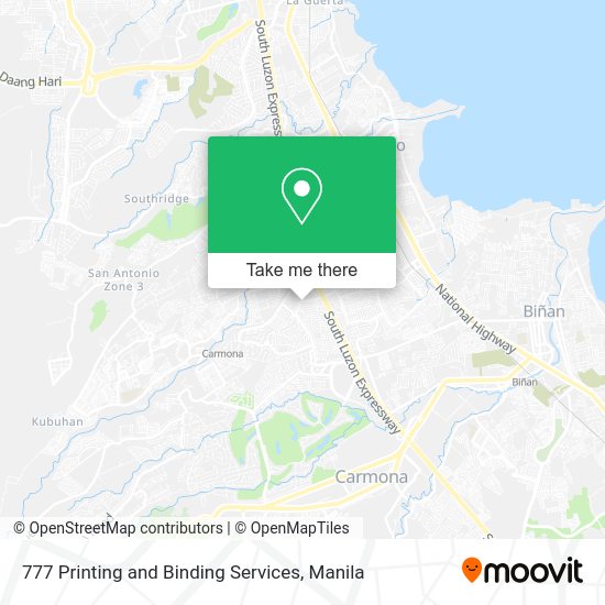 777 Printing and Binding Services map