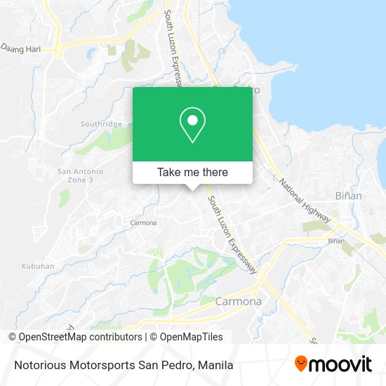 Notorious Motorsports San Pedro map