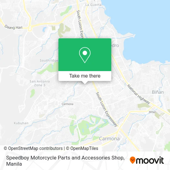 Speedboy Motorcycle Parts and Accessories Shop map