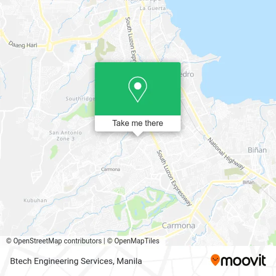Btech Engineering Services map