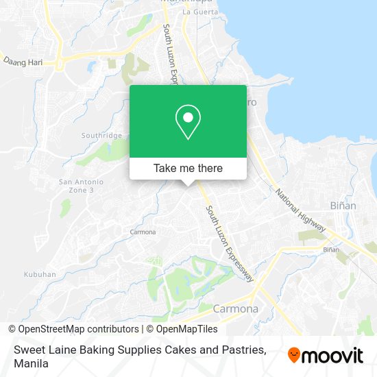 Sweet Laine Baking Supplies Cakes and Pastries map