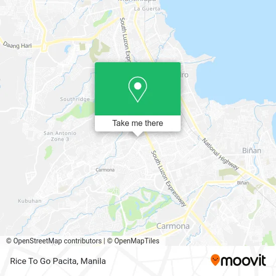Rice To Go Pacita map