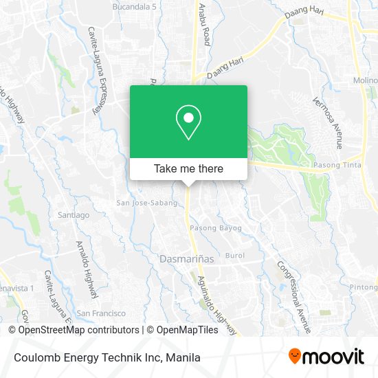 Coulomb Energy Technik Inc map