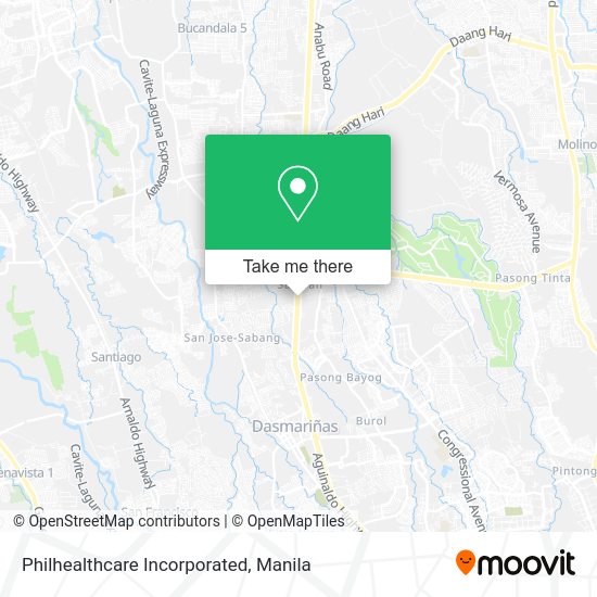 Philhealthcare Incorporated map