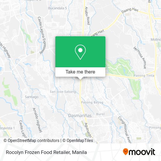 Rocolyn Frozen Food Retailer map