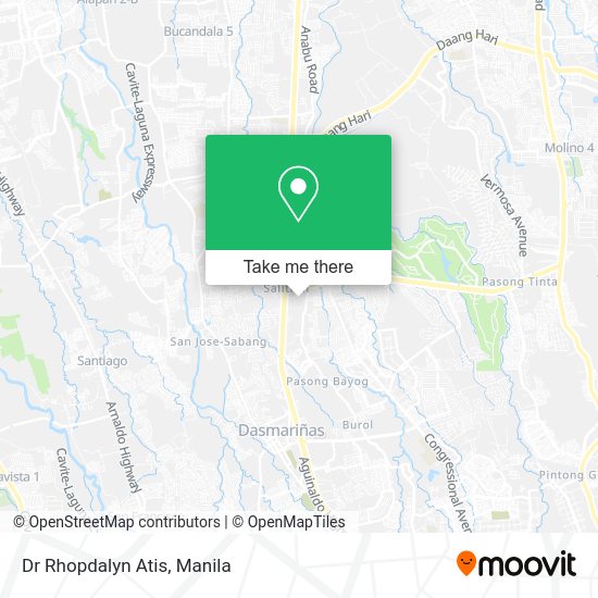 Dr Rhopdalyn Atis map