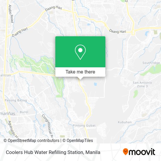 Coolers Hub Water Refilling Station map