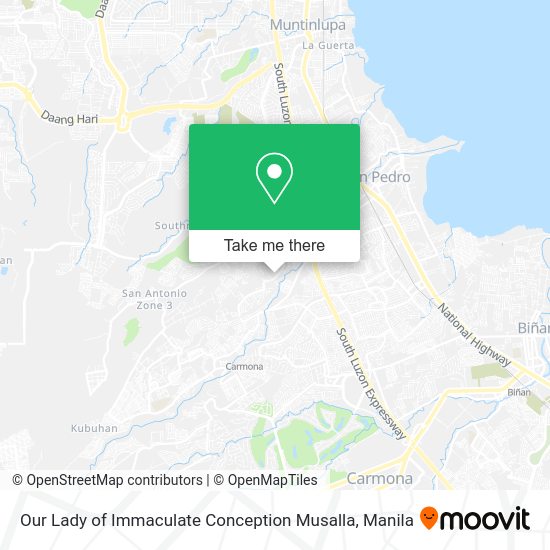 Our Lady of Immaculate Conception Musalla map