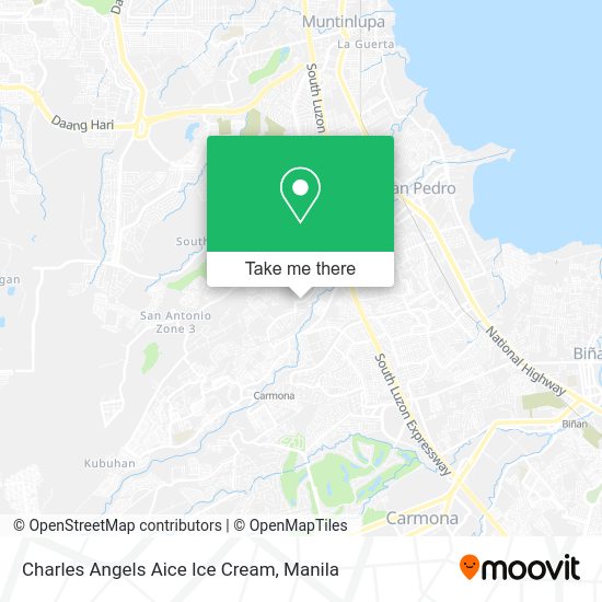 Charles Angels Aice Ice Cream map