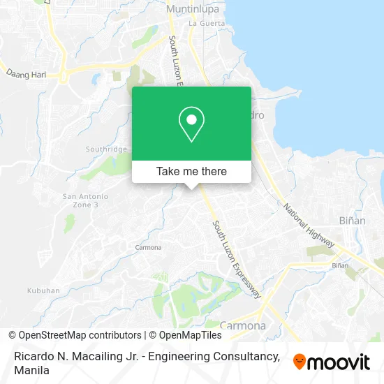 Ricardo N. Macailing Jr. - Engineering Consultancy map
