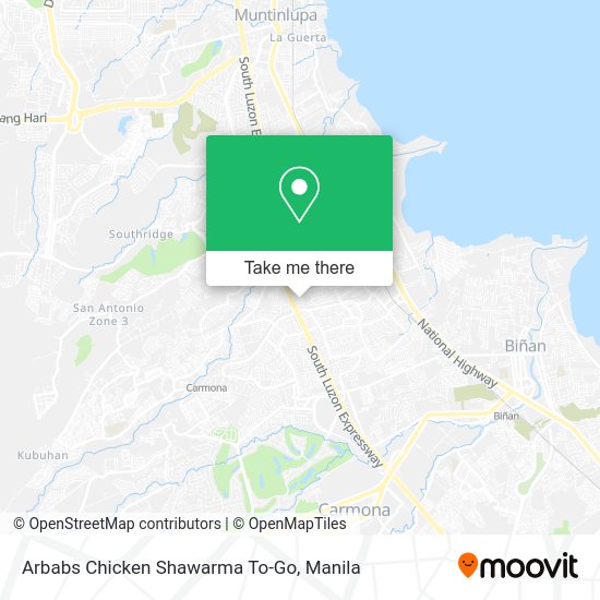 Arbabs Chicken Shawarma To-Go map