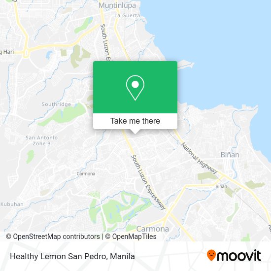 Healthy Lemon San Pedro map
