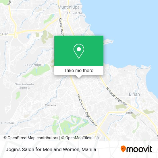 Jogin's Salon for Men and Women map