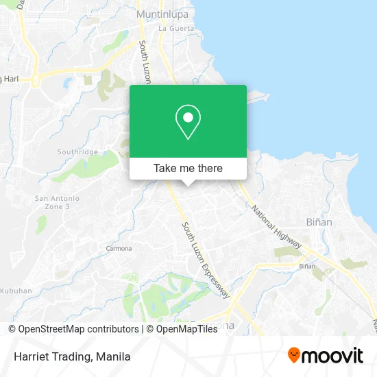 Harriet Trading map