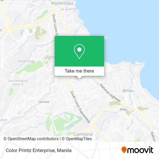 Color Printz Enterprise map