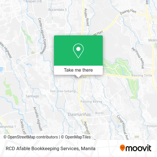 RCD Afable Bookkeeping Services map