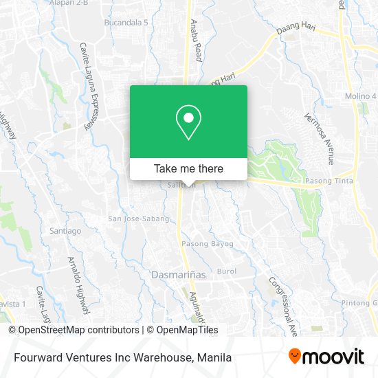 Fourward Ventures Inc Warehouse map