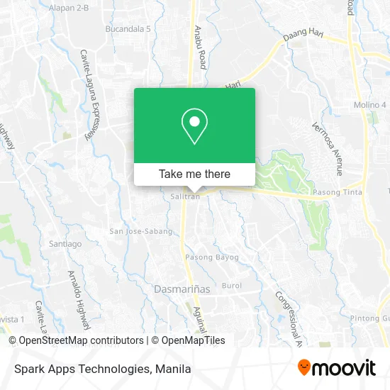 Spark Apps Technologies map