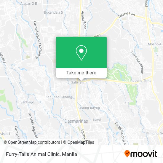 Furry-Tails Animal Clinic map