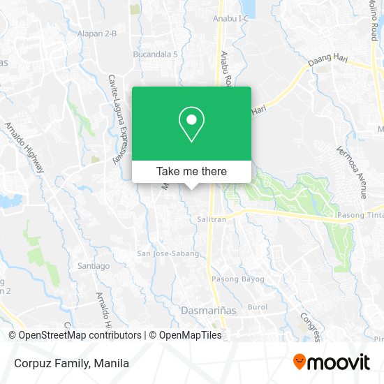 Corpuz Family map