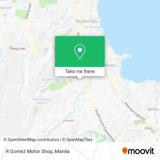 R Gomez Motor Shop map