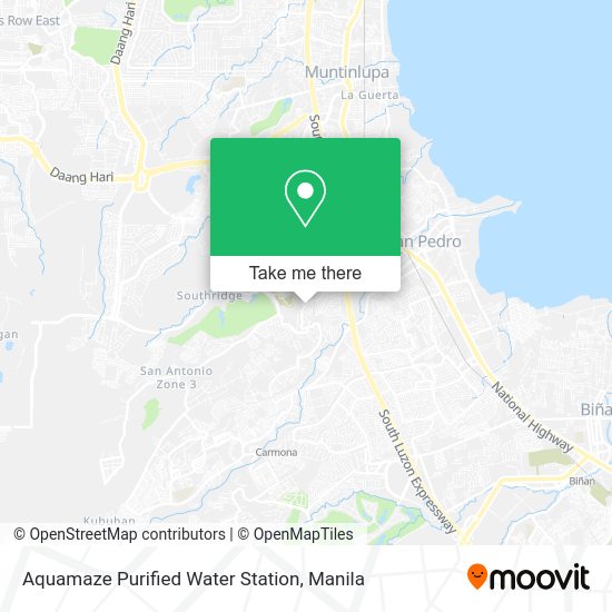 Aquamaze Purified Water Station map