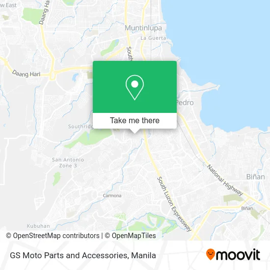GS Moto Parts and Accessories map