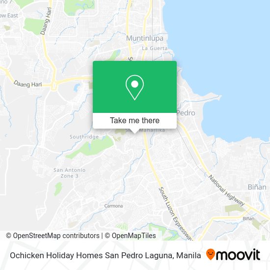 Ochicken Holiday Homes San Pedro Laguna map