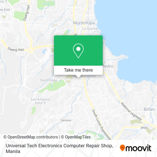 Universal Tech Electronics Computer Repair Shop map