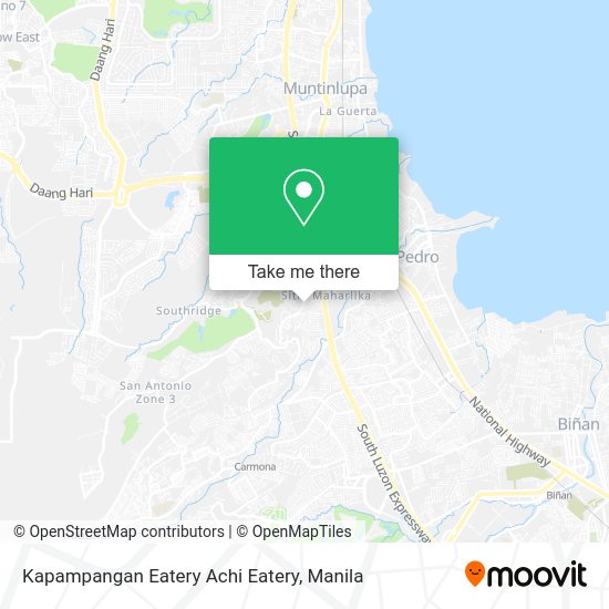 Kapampangan Eatery Achi Eatery map