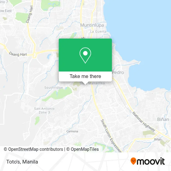 Toto's map