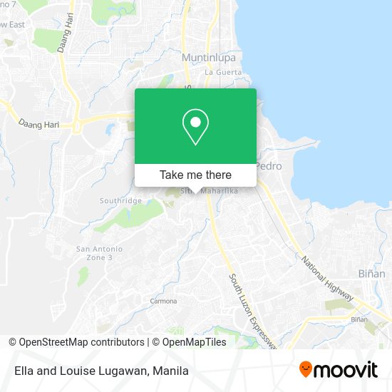 Ella and Louise Lugawan map