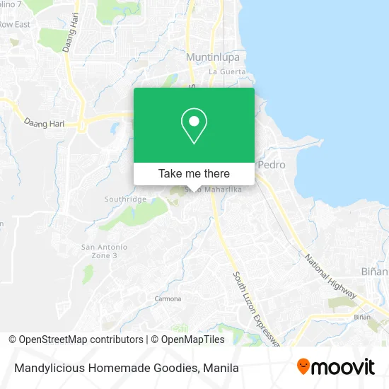 Mandylicious Homemade Goodies map