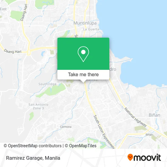 Ramirez Garage map