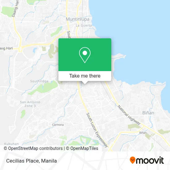 Cecilias Place map