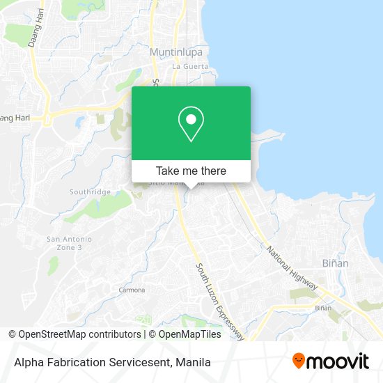 Alpha Fabrication Servicesent map